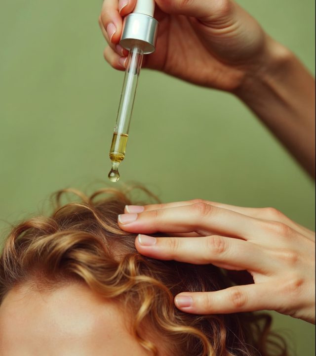 applying-hair-oil-treatment